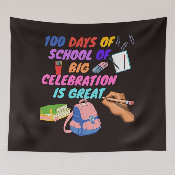 Item preview, 100 days of school of big celebration is great designed and sold by SENMARO100.