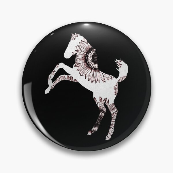 Item preview, Mustang Horse Sunflower Pattern designed and sold by SoccaTamam.