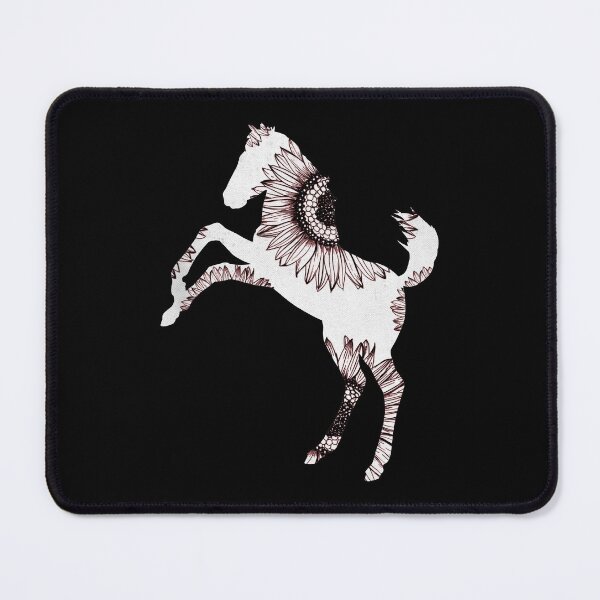 Item preview, Mustang Horse Sunflower Pattern designed and sold by SoccaTamam.