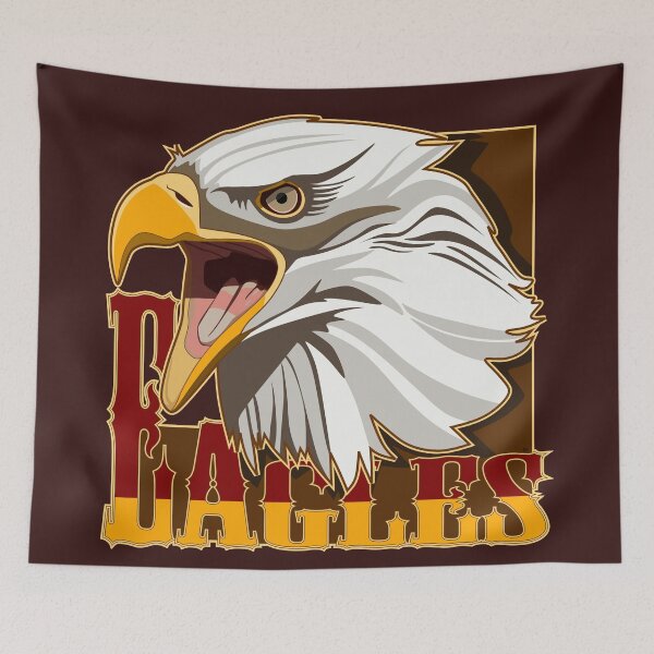 Item preview,  brown background and two-tone eagles lettering. designed and sold by Akira-31.