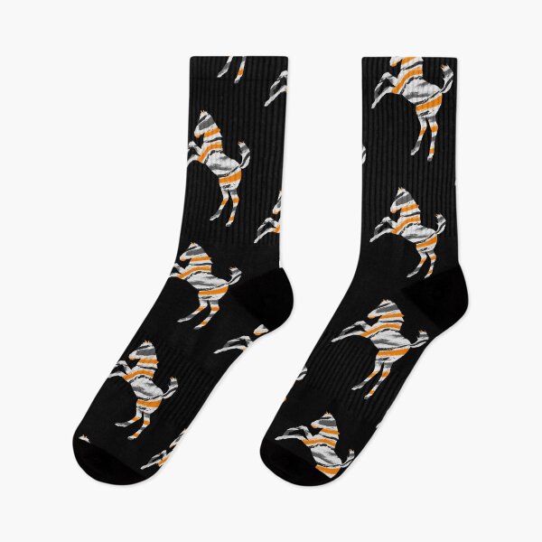 Item preview, Mustang Horse Watercolor Stripes designed and sold by SoccaTamam.