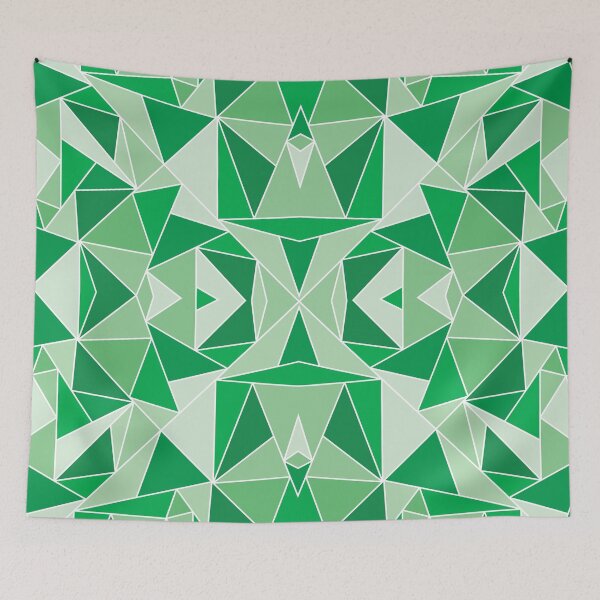 Item preview, Green geometric pattern designed and sold by BLMcreations.