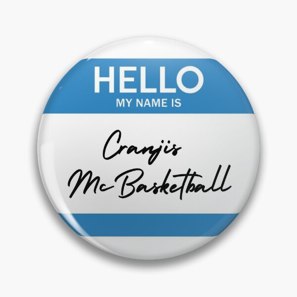 Item preview, Hello My Name Is Cranjis McBasketball designed and sold by celestivl.