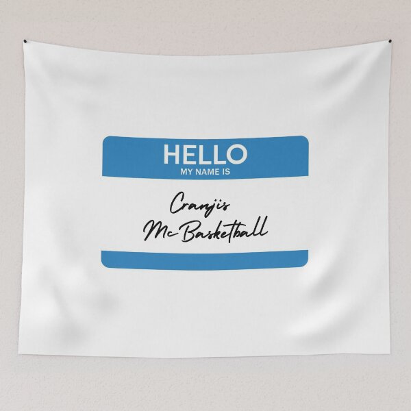 Item preview, Hello My Name Is Cranjis McBasketball designed and sold by celestivl.