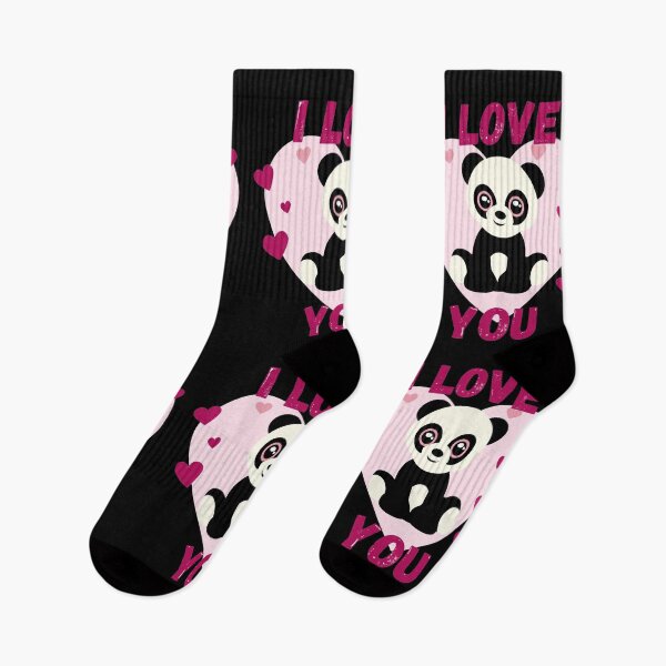 Artikelvorschau, Ich liebe dich - Panda entworfen und verkauft von LukjanovArt.