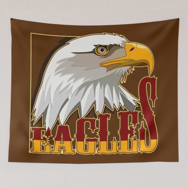 Item preview,  brown background and two-tone eagles lettering. designed and sold by Akira-31.