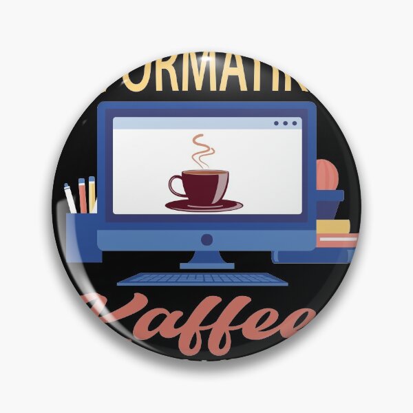 Artikelvorschau, Wie trinkt ein Informatiker Kaffee? Spruch Barista entworfen und verkauft von PlatonisDesign.