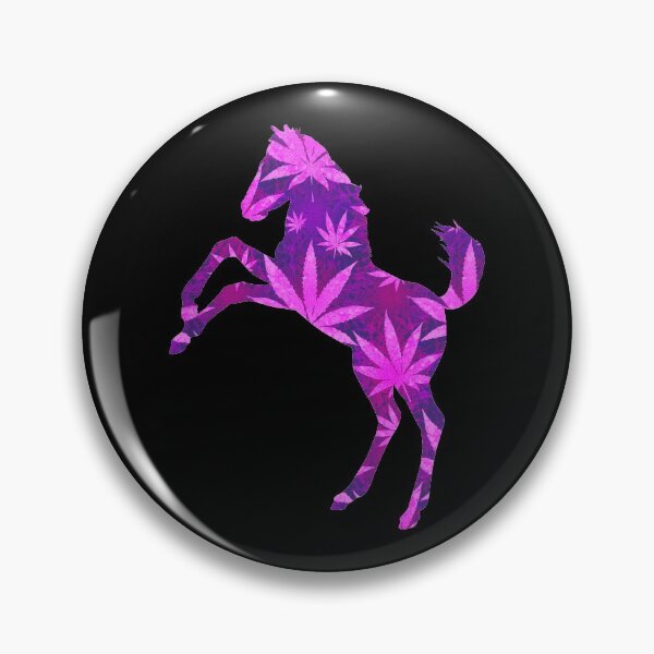 Item preview, Mustang Horse Psychedelic Weed Pattern designed and sold by SoccaTamam.