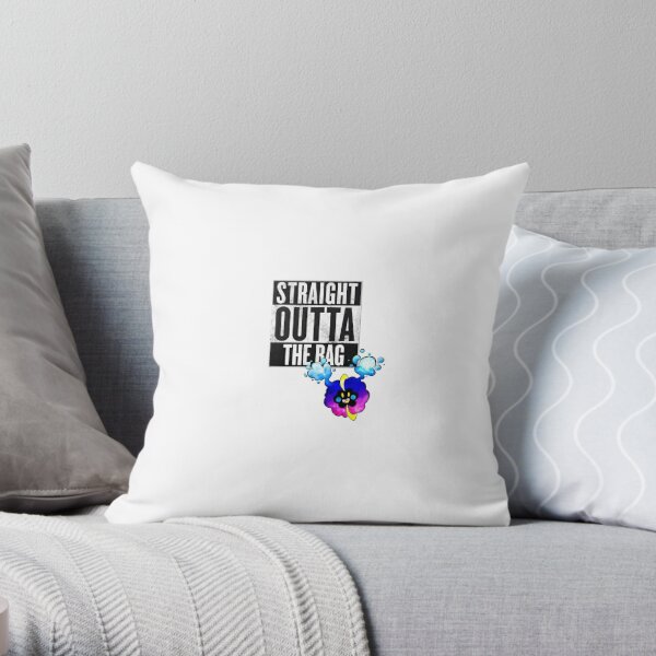 Straight Outta The Bag Throw Pillow