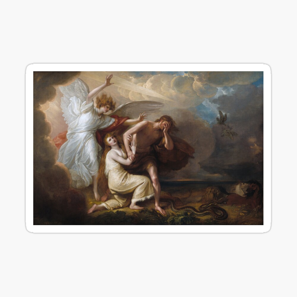 The Expulsion of Adam and Eve from Paradise - Benjamin West