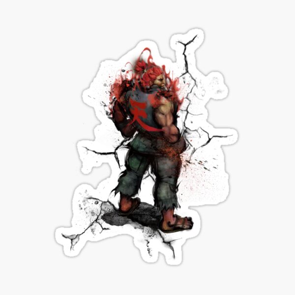 Akuma Taunt For Destruction | Sticker