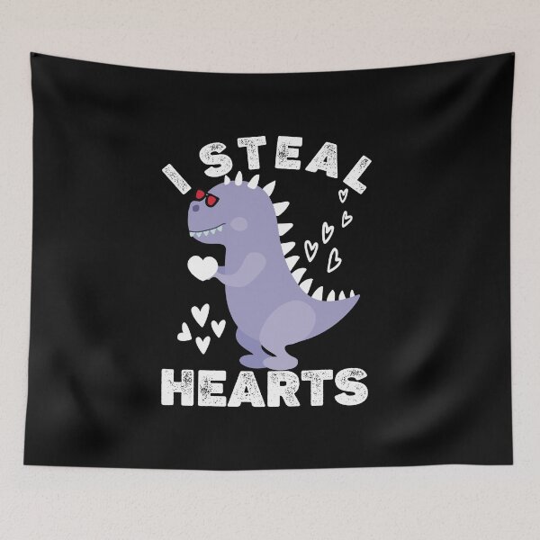 Item preview, Valentines Day, Dinosaur I Steal Hearts, Gifts for Boys designed and sold by Yanbus.