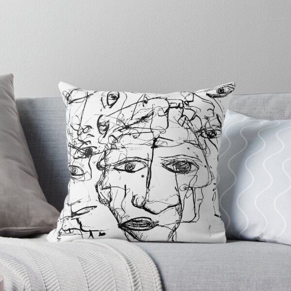 Item preview, sketched faces designed and sold by MelissaChalhoub.