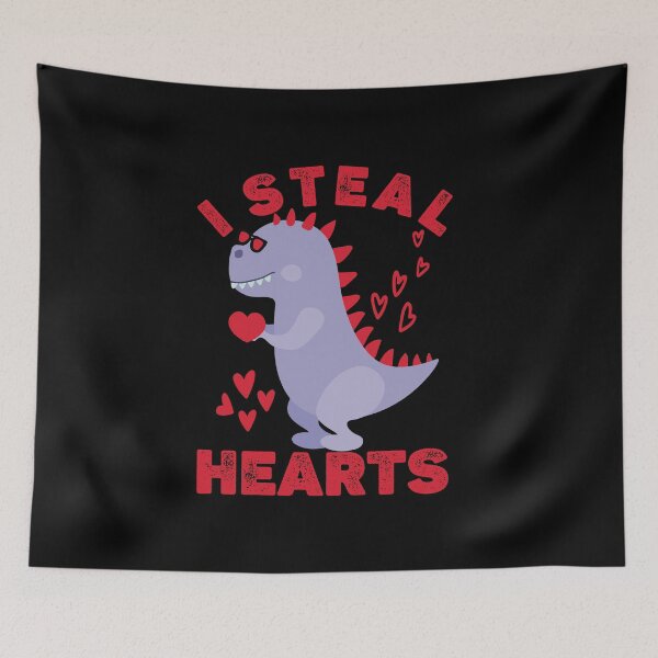 Item preview, Valentines Day, Dinosaur I Steal Hearts, Gifts for Boys designed and sold by Yanbus.