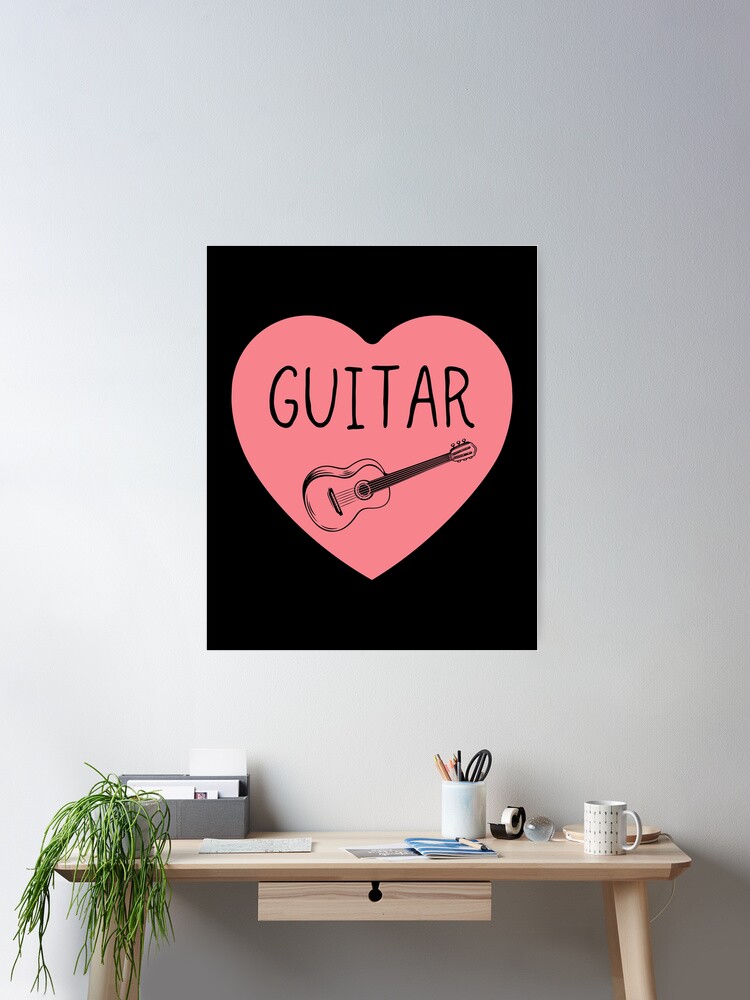 絵画　I love you …guitar 絵画I love you …guitar
