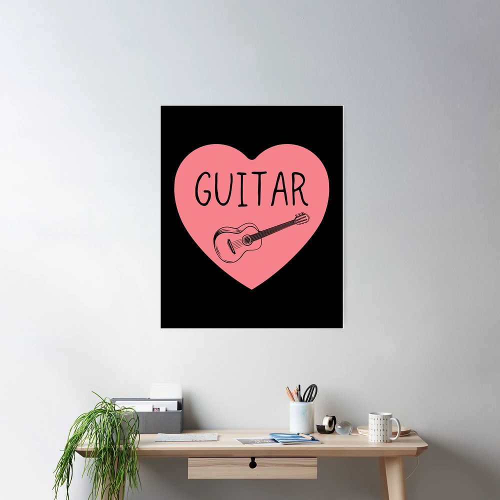 I Love Guitar Heart