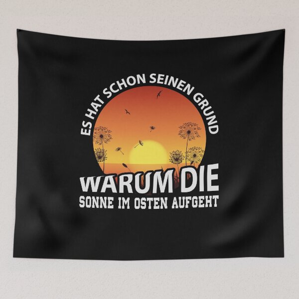 Item preview, The sun rises in the east on a present GDR fan designed and sold by PlatonisDesign.