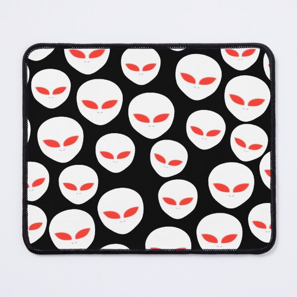 Item preview, pattern with extraterrestrials, science fiction designed and sold by Kirei-Lily.