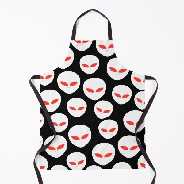 Item preview, pattern with extraterrestrials, science fiction designed and sold by Kirei-Lily.