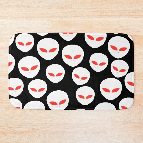 Item preview, pattern with extraterrestrials, science fiction designed and sold by Kirei-Lily.