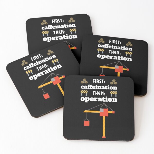 Item preview, Crane Operator Funny Quote | Coffee Lover | Coffee Addict designed and sold by Cardinal Designs.