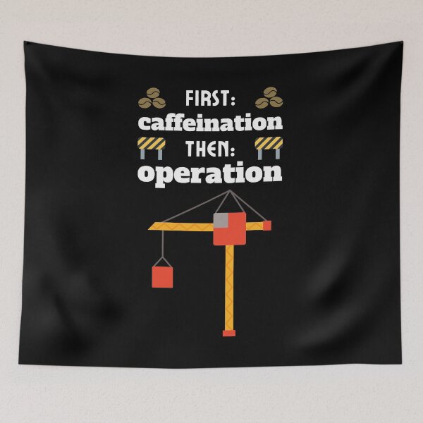 Item preview, Crane Operator Funny Quote | Coffee Lover | Coffee Addict designed and sold by Cardinal Designs.