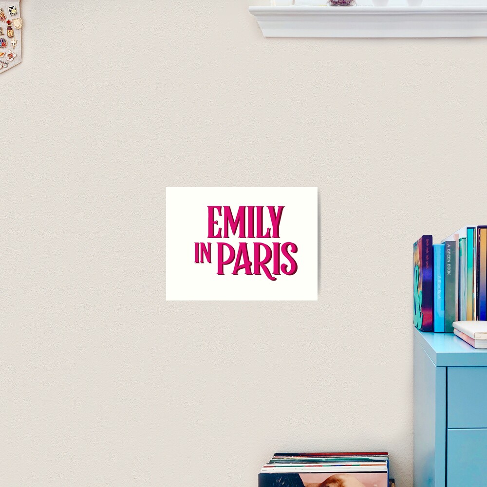 "Emily in Paris LOGO" Art Print by Leyzel | Redbubble