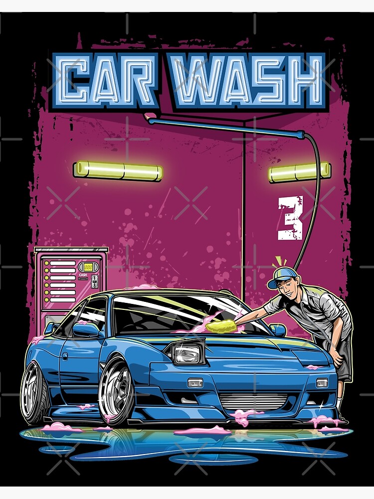 Art Poster Car wash