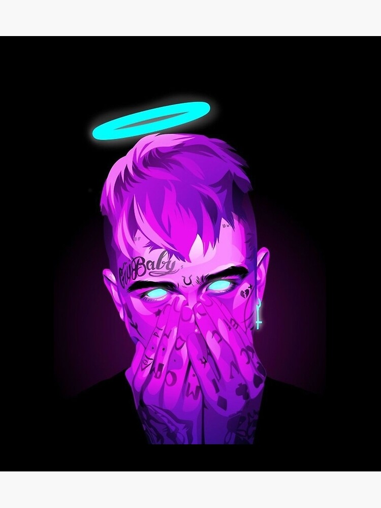 Neon Lil Peep Poster Poster For Sale By Farrahfwn4 Redbubble 3901