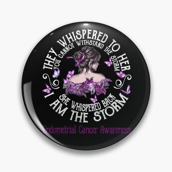 Item preview, Women Endometrial Cancer Warrior I Am The Storm designed and sold by Grooffos.
