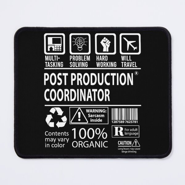Item preview, Post Production Coordinator T Shirt - MultiTasking Certified Job Gift Item Tee designed and sold by oslandefren.