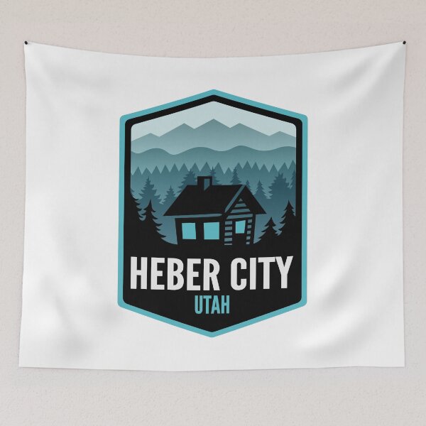 Artikelvorschau, Heber City Utah Mountain Town Cabin entworfen und verkauft von HalpinDesign.