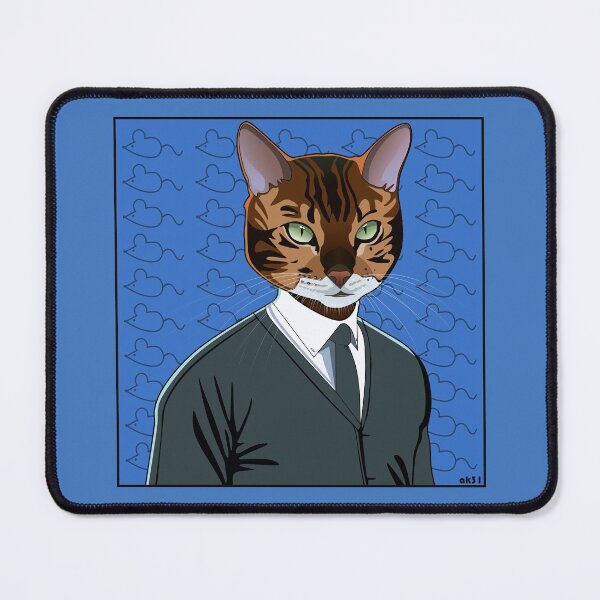 Item preview,  blue fando with mouse print designed and sold by Akira-31.