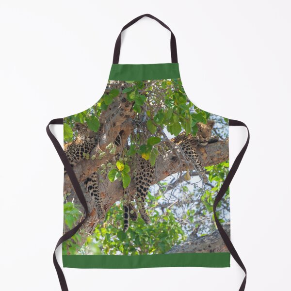 Item preview, Two leopard cubs lounging in a tree designed and sold by SafariByMarisa.