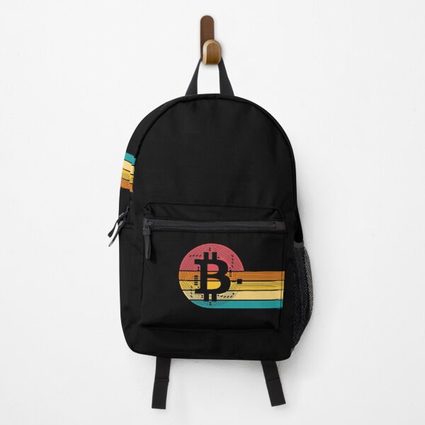 Item preview, Bitcoin cryptocurrency sunset retro designed and sold by retrippy.
