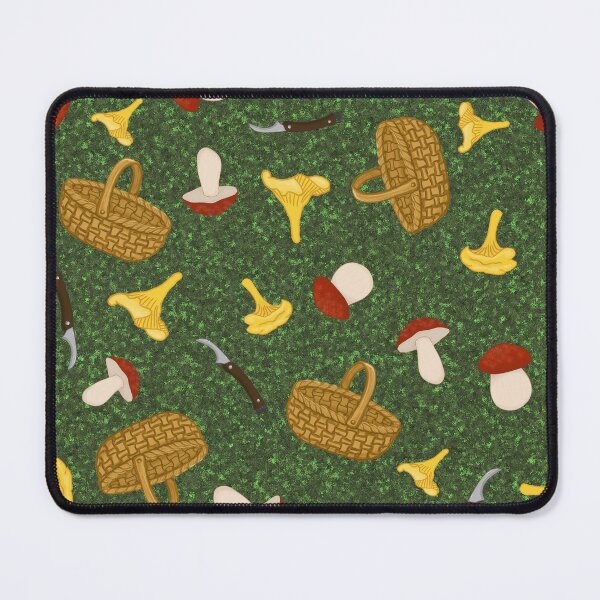 Item preview, Mushroom Hunting Dark Green designed and sold by TursiArt.