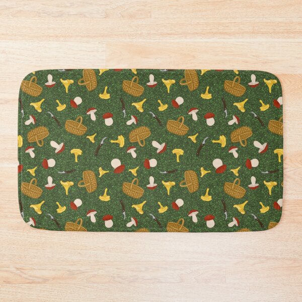 Item preview, Mushroom Hunting Dark Green designed and sold by TursiArt.