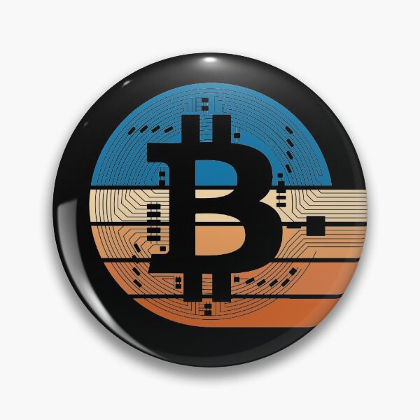 Item preview, Bitcoin BTC sunset vintage designed and sold by retrippy.