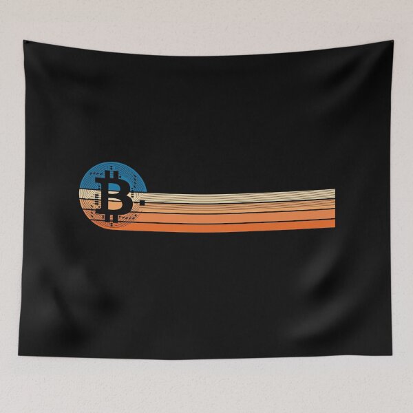 Item preview, Bitcoin BTC sunset vintage designed and sold by retrippy.