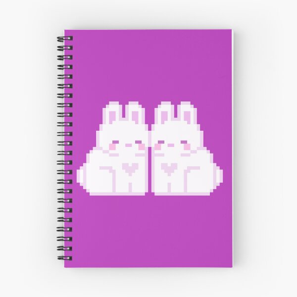 Item preview, Two Pink Love Bunnies designed and sold by rin3d .