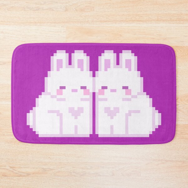 Item preview, Two Pink Love Bunnies designed and sold by rin3d .