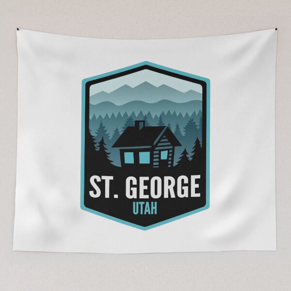 Item preview, St George Utah Mountain Town Cabin designed and sold by HalpinDesign.
