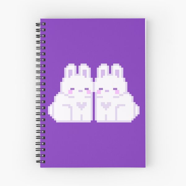 Item preview, Two Purple Love Bunnies designed and sold by rin3d .