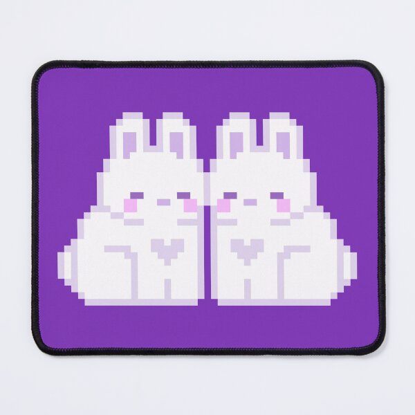 Item preview, Two Purple Love Bunnies designed and sold by rin3d .