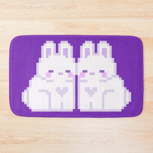 Item preview, Two Purple Love Bunnies designed and sold by rin3d .