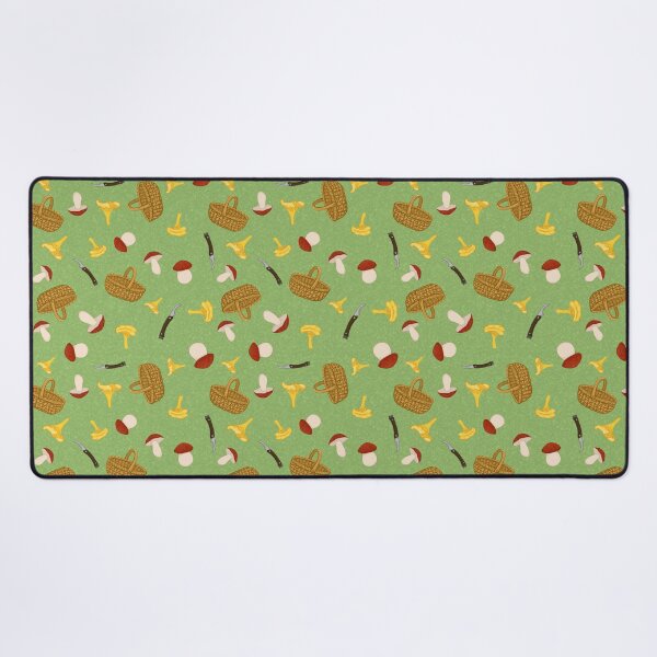 Item preview, Mushroom Hunting Light Green designed and sold by TursiArt.
