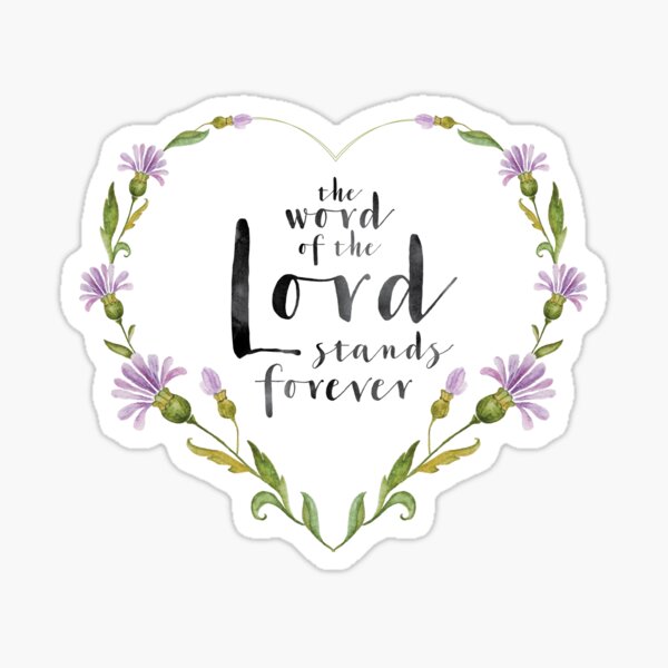 Item preview, the word of the Lord stands forever – Isaiah 40:8 designed and sold by studio228.