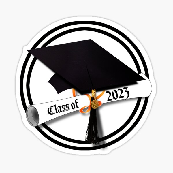 Class Of 2023 Grad Cap Diploma Sticker For Sale By Gravityx9 Redbubble 3945