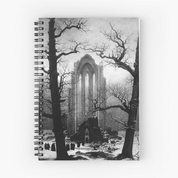 Item preview, Caspar David Friedrich's Monastery Graveyard in the Snow designed and sold by mosfunky.