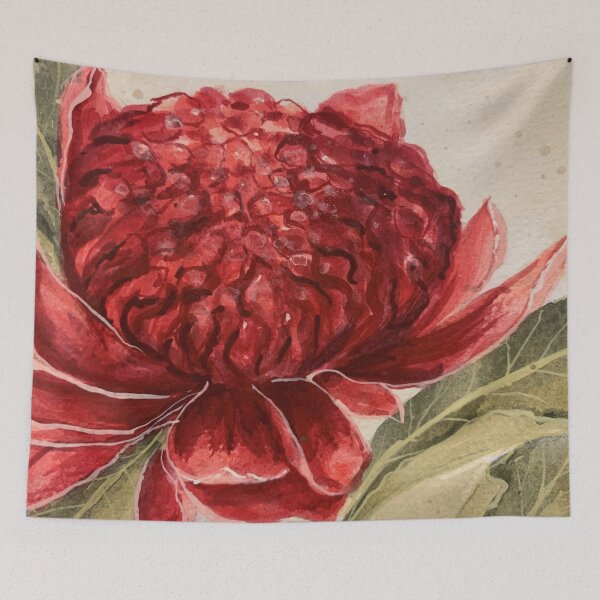 Item preview, Designer Watercolour Waratahs ~ Stunning Australian Flower designed and sold by Violet Grant.